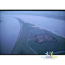 verd58 Fort Pannerden op de hoofddam te pannerden Links Pannerdens Kanaal Rechts de waal